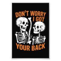 Squelette Ne t'inquiète pas, j'ai Halloween dans l