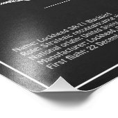 Impression Photo SR-71 Blackbird - Plan directeur de l'avion PD (Coin)