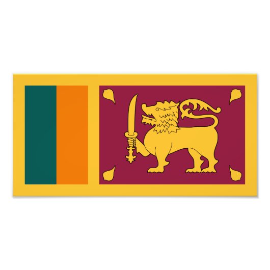 Impression Photo Sri Lanka Flag (Devant)