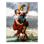 IMPRESSION PHOTO ST. CHRISTOPHER, PATRON SAINT DES VOYAGEURS, (Devant)