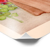 Impression Photo St. Francis Coyote Aquarelle Folk Art Premium (Coin)