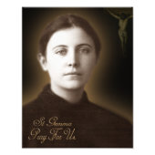 Impression Photo St Gemma Galgani, (Devant)