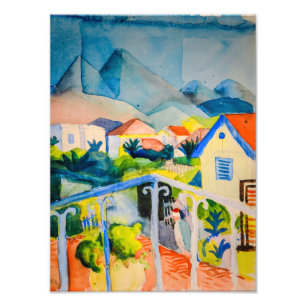 Impression Photo St Germain près de Tunis Auguste Macke