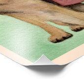 Impression Photo St. Germain Shepard Aquarelle Folk Art Premium (Coin)