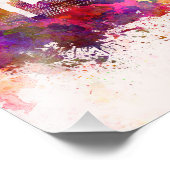 Impression Photo St. Paul skyline in watercolor background (Coin)