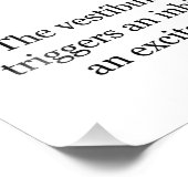 Impression Photo Stabilisation du mouvement oculaire Vestibulo Ocul (Coin)