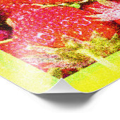 Impression Photo "Stack of Strawberries Fruit" jolie photo. Command (Coin)