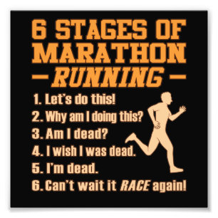 Impression Photo Stades De Marathon Coureur Sarcastique Graphi
