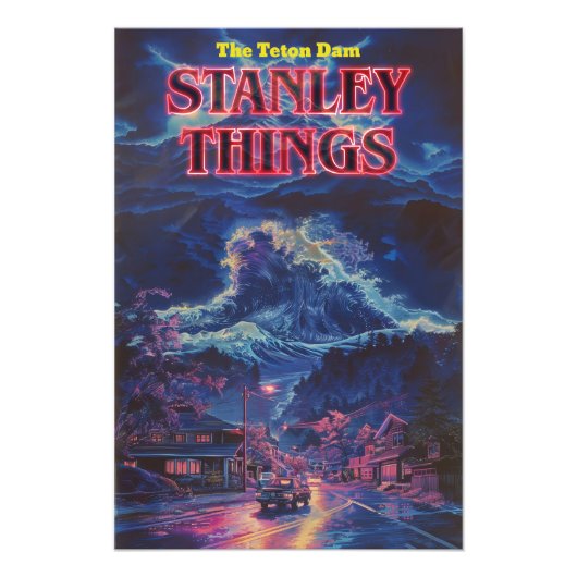 Impression Photo Stanley String | Barrage de Teton | Couverture VHS (Devant)