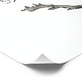 Impression Photo Stark Beauty : Arbre Noir et Blanc Art Mur (Coin)