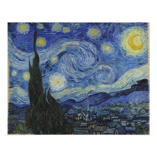 Impression Photo Starry Night Vincent Van Gogh (Devant)
