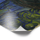 Impression Photo Starry Night Vincent Van Gogh (Coin)