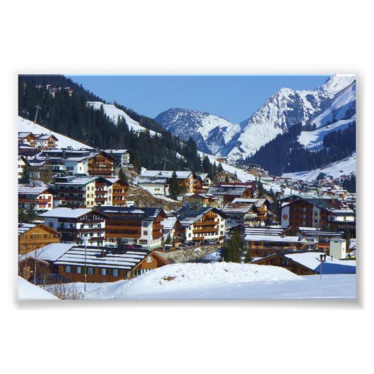 Impression Photo Station de ski Lech en Autriche à Vorarlberg (Devant)