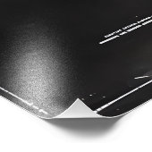 Impression Photo Station spatiale Sci-Fi Black Blueprint (Coin)