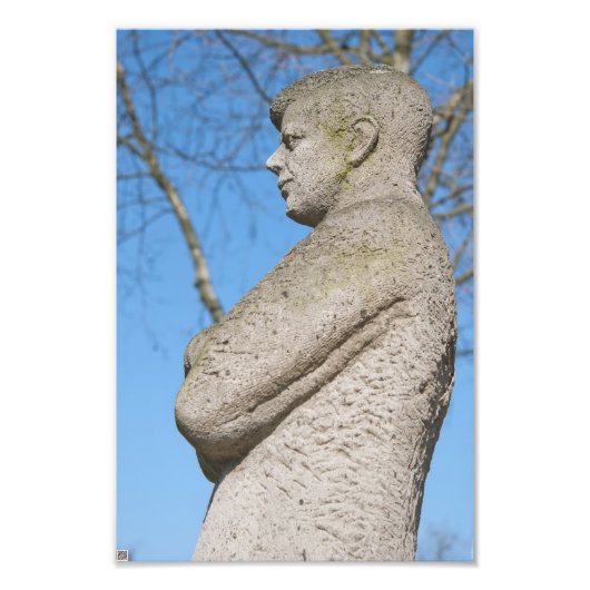 Impression Photo Statue de John F. Kennedy à Bonn (Devant)