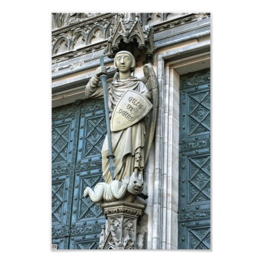 Impression Photo Statue de la cathédrale de Cologne (Devant)