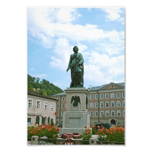 Impression Photo Statue de Mozart à Salzbourg (Devant)