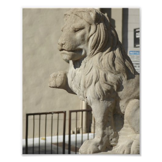Impression Photo Statue du lion du Kansas City Plaza (Devant)
