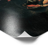 Impression Photo Stay Wild. Big, black dog (Coin)