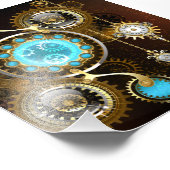 Impression Photo Steampunk Rusty Background (Coin)