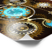 Impression Photo Steampunk Rusty Background (Coin)