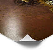 Impression Photo Steampunk Rusty Background (Coin)