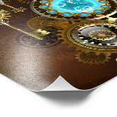 Impression Photo Steampunk Rusty Background (Coin)