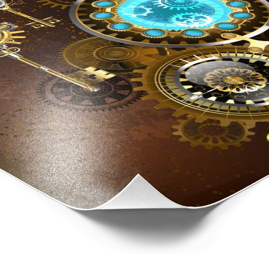 Impression Photo Steampunk Rusty Background (Coin)