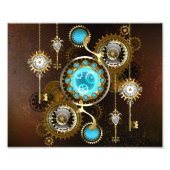Impression Photo Steampunk Rusty Background (Devant)
