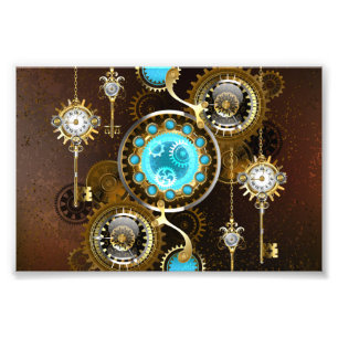 Impression Photo Steampunk Rusty Background