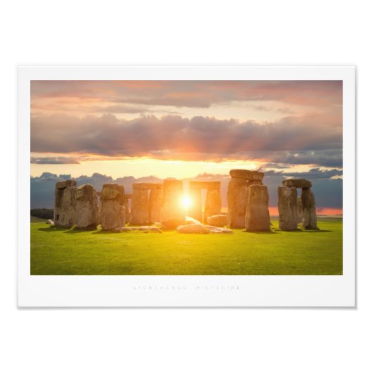 Impression Photo Stonehenge, Wiltshire (Devant)