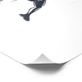 Impression Photo Stylized Silhouette of a Person Running Fast (Coin)