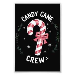 Impression Photo Sucre de canne Crew Funny Noël bonbon Lover Noël