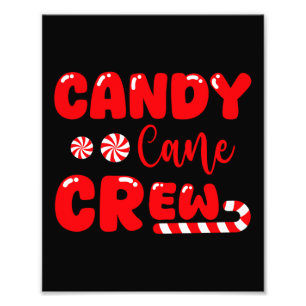 Impression Photo Sucre de canne Équipage jumelé famille bonbon Love