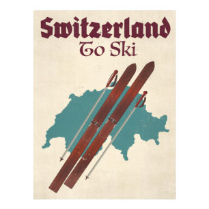 Impression Photo Suisse Pour Skier