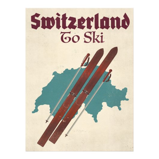 Impression Photo Suisse Pour Skier (Devant)