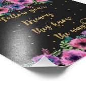 Impression Photo "Suivez vos rêves, ils connaissent le chemin" (Coin)