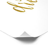 Impression Photo Suivez votre devis Dreams Faux Gold Foil Metallic (Coin)