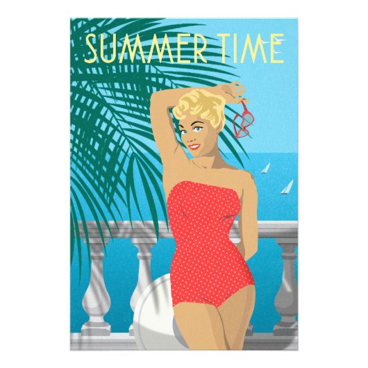 Impression Photo Summer time (Devant)