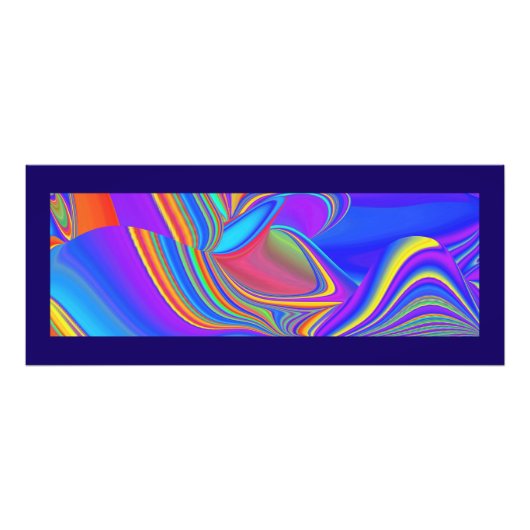 Impression Photo Summerfeel, Rainbowart 3D Abstrait (Devant)