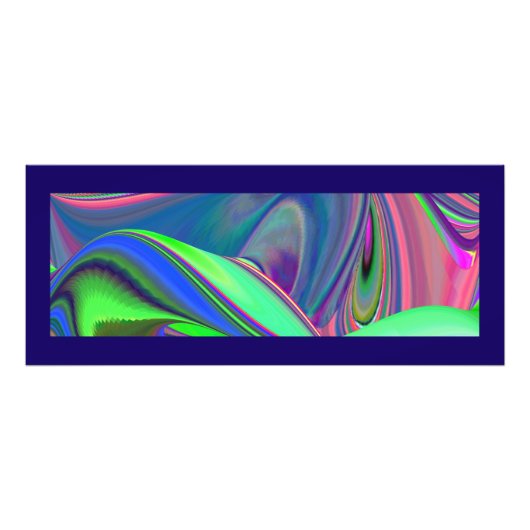 Impression Photo Summerfeel, Rainbowart 3D Abstrait (Devant)