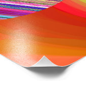 Impression Photo Summerrainbow, Rainbowart 3D Abstrait (Coin)