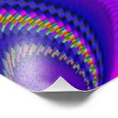 Impression Photo Summerrainbow, Rainbowart 3D Abstrait (Coin)