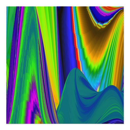 Impression Photo Summerrainbow, Rainbowart 3D Abstrait (Devant)