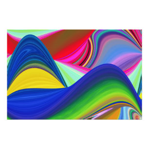 Impression Photo Summerrainbow, Rainbowart 3D Abstrait