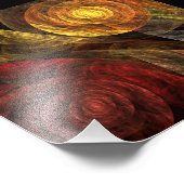 Impression Photo Sun Flower Floral Moderne Art Motif Abstrait (Coin)