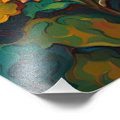 Impression Photo Sunflowers field on sunset (Coin)