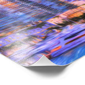 Impression Photo Sunrise de Miami Skyline (Coin)