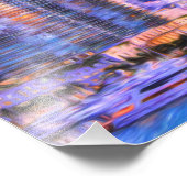 Impression Photo Sunrise de Miami Skyline (Coin)