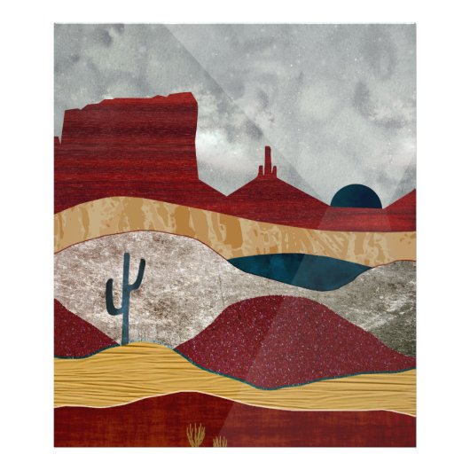 Impression Photo Sunrise du désert (Devant)